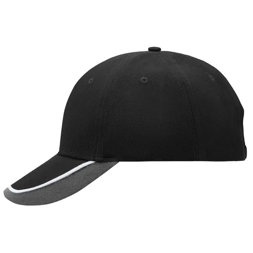 Myrtle Beach (Daiber) Reklamná šiltovka MB049 - Čierna / biela / svetlošedá | uni