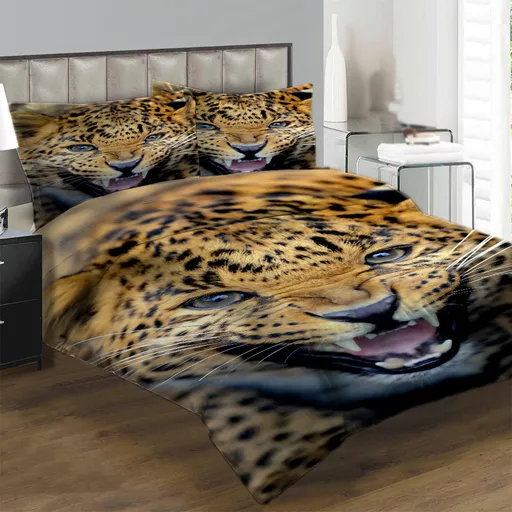 Obliečky Gepardí rev (Rozmer: 1x140/220 + 1x90/70)