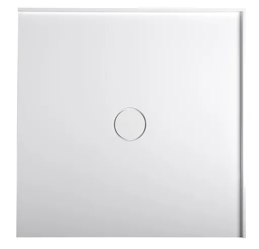 POLYSAN - MIRAI sprchová vanička z liateho mramoru štvorec 90x90x1,8cm, biela 73165