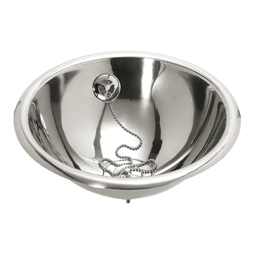 Umývadlo Sanela 37x37 cm nerez bez otvoru pre batériu SLUN44