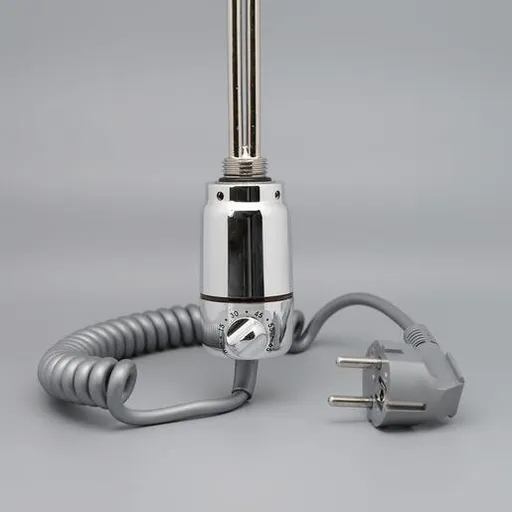 Vyhrievaná tyč s termostatom 300W chróm GT300