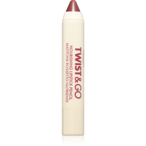 puroBIO Cosmetics Twist&Go vyživujúci rúž v ceruzke odtieň Dark Mauve 2.9 g