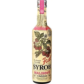 Kitl Syrob Malinový s dužinou 500 ml (8595251001040)