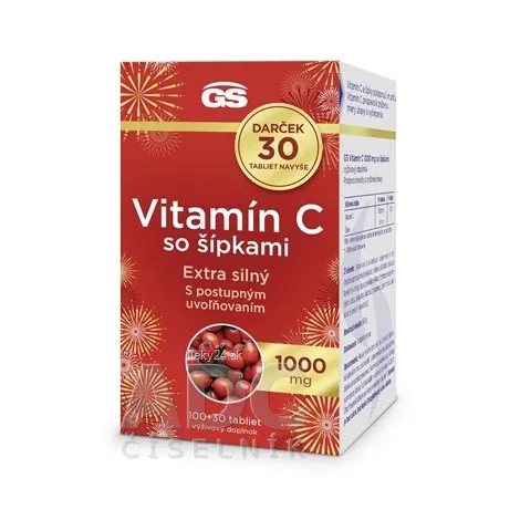 GS Vitamín C 1000 mg so šípkami Darček