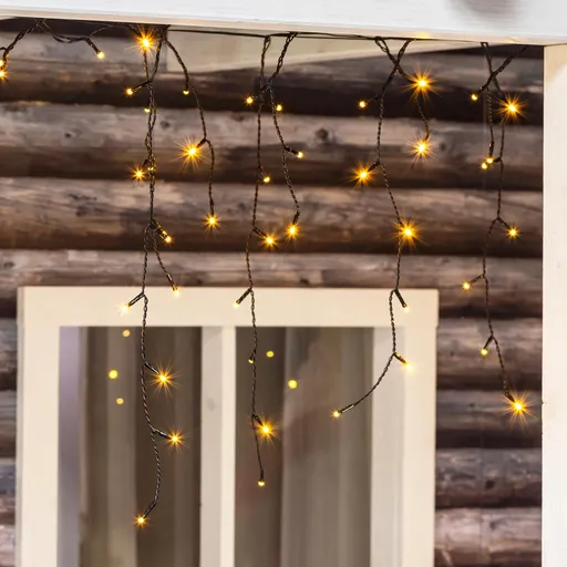 Haushalt international Světelný závěs Ledový déšť, 180 LED