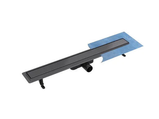 BESCO - Odtokový žľab VIRGO DUO GRAFIT - Rozmer A - 80 cm ZLOL80VGR