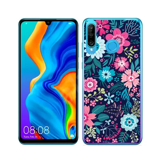 PROTEMIO MY ART Ochranný obal Huawei P30 Lite FLORA (038)