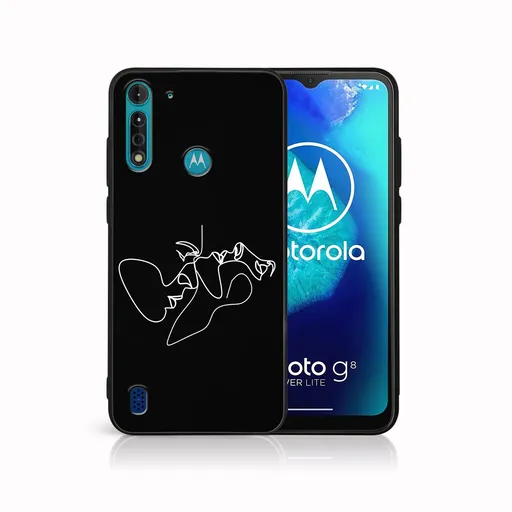 MY ART Ochranný kryt pre Motorola Moto G8 Power Lite FACES (196)