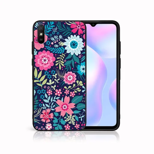 MY ART Silikónový obal Xiaomi Redmi 9A / 9AT FLORA (038)