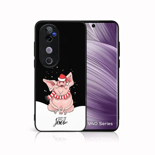 MY ART Kryt s vianočným dizajnom Vivo V40 5G LET IT SNOW (075)