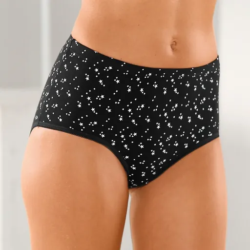 Súprava 6 maxi nohavičiek s potlačou a vysokým pásom