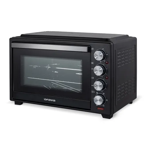 Orava Elektra-C38 elektrická rúra s dvojplatničkovým sklokeramickým varičom, 38 l