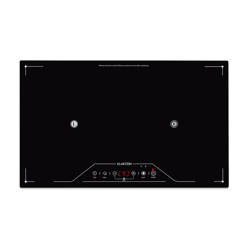 Klarstein Deejay, indukčná varná doska, 3500 W, sklokeramika, dotykové ovládanie, čierna