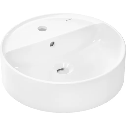 Hansgrohe Xuniva S umývadlo na dosku 45x45 cm otvor pre batériu uprostred 61076450