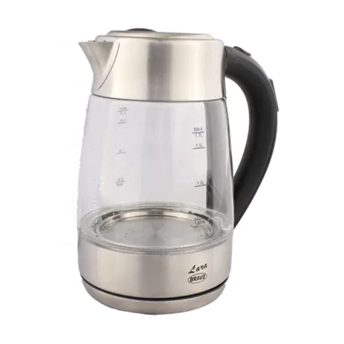 Bravo B-4828 sklenená rýchlovarná kanvica Lara, 1,7 l