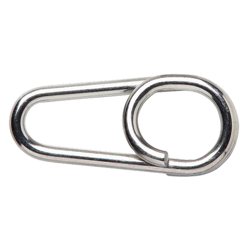 Savage gear karabínky custom salt splitring snaps 15 ks - m 39 kg/85 lb