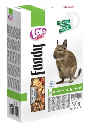 LOLOPETS základné krmivo pre Degu 500g