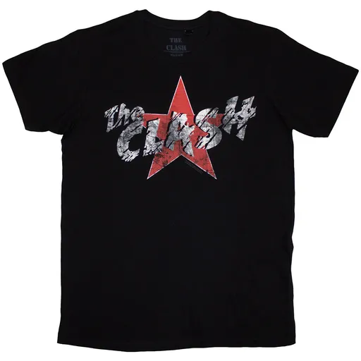 The Clash tričko Star Logo Čierna S