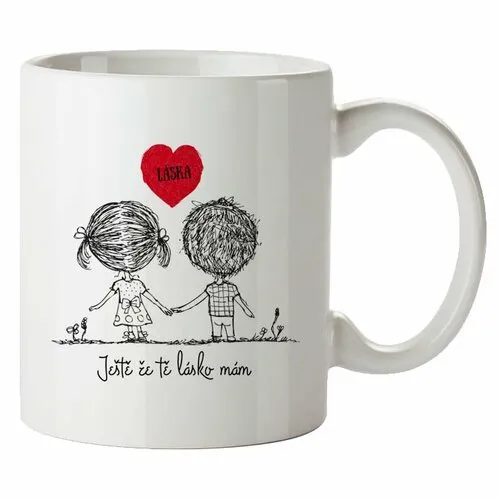 Bohemia Gifts Keramický hrnček Láska, 350 ml