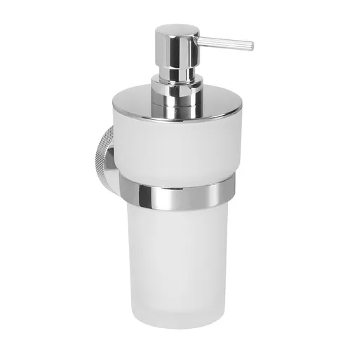 SAPHO - LARISSA mydlenička 250ml, mliečné sklo, chróm WS019