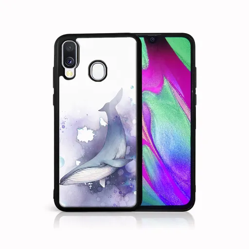 MY ART Ochranný kryt Samsung Galaxy A40 WHALE (242)