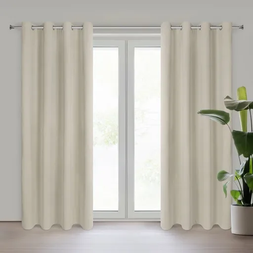 ArtFir Zatemňovací záves NITA K | béžová 140 x 250 cm