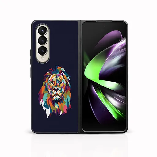 MY ART Ochranný kryt pre Samsung Galaxy Z Fold 3 5G LION (246)