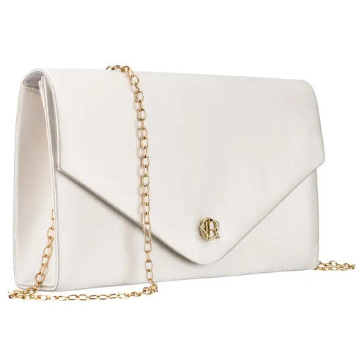 Biela dámska kabelka s retiazkou a magnetickým zapínaním - Rovicky