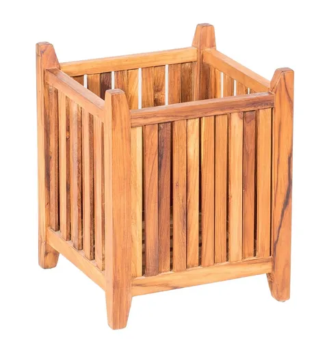 DEOKORK Záhradný teakový kvetináč ECO II