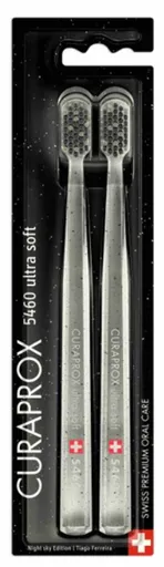 CURAPROX CS 5460 ultrasoft Nočná edícia zubná kefka dvojbalenie 2ks