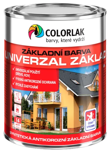 COLORLAK UNIVERZÁL ZÁKLAD S2020 - Základná syntetická antikorózna farba biela 0,6 L