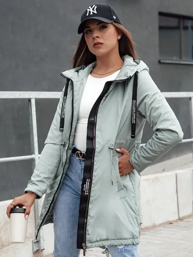 VERCHA dámska bunda parka zelená Dstreet TY4404