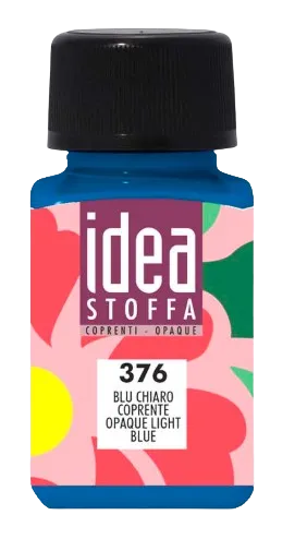 MAIMERI IDEA STOFFA - Farby na textil 376 - opaque light blue, 60 ml