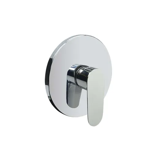 Mereo Sprchová podomietková batéria bez prepínača, Viana, Mbox, guľatý kryt, chróm CBE60105A