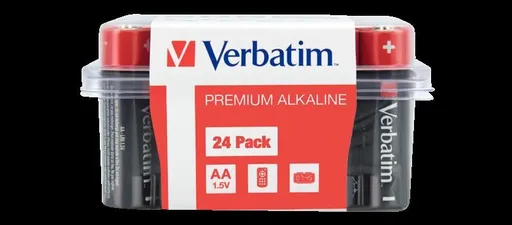 VERBATIM Alkalická Batéria AA 24 Pack / LR6