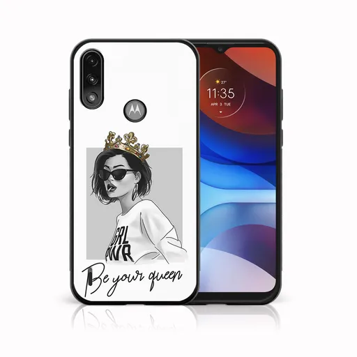 MY ART Silikónový kryt Motorola Moto E7 Power / E7i Power QUEEN (139)
