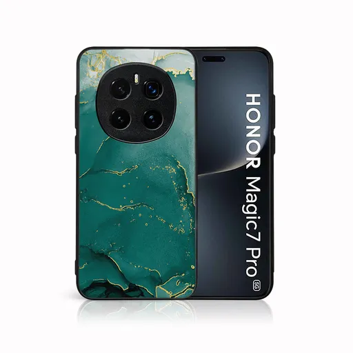 MY ART Ochranný kryt pre Honor Magic7 Pro 5G GREEN MARBLE (145)
