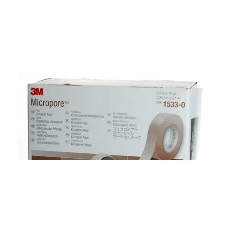 3M Micropore náplasť cievka 2,5cm x 9,1m 12 ks