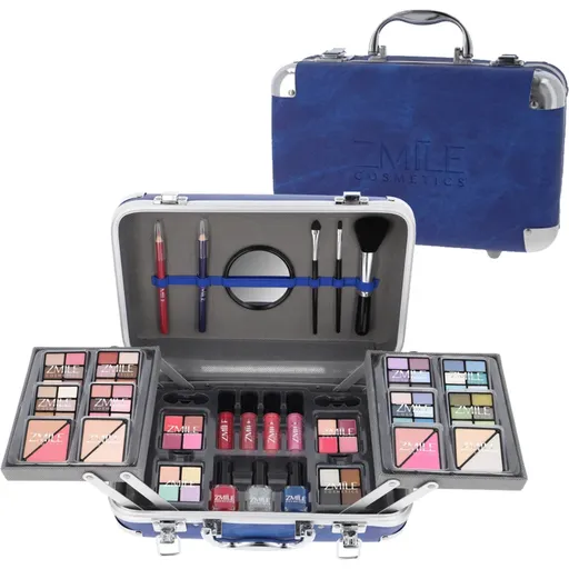 ZMILE COSMETICS Traveller Blue kozmetický kufrík