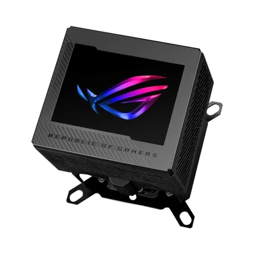 ASUS vodný blok CPU ROG RYUJIN III WB, 3.5" LCD displej, čierna
