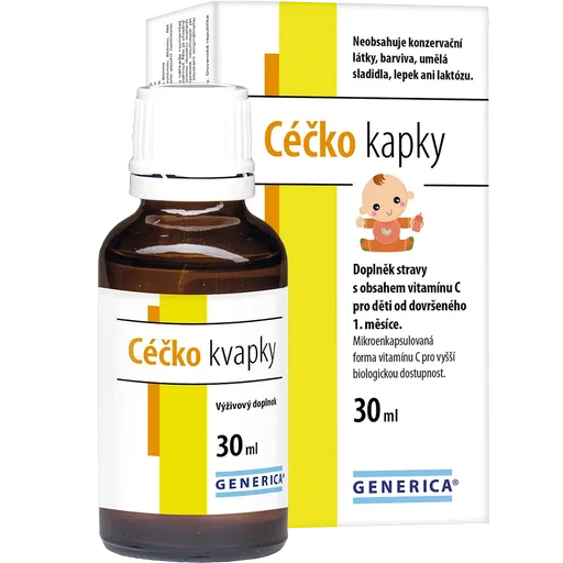 GENERICA Céčko kvapky deti od 1 m+ 30 ml
