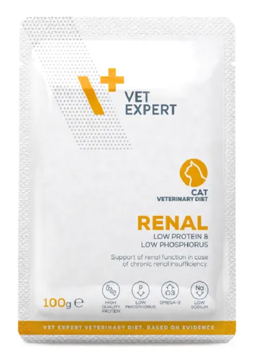 VetExpert VD cat Renal kapsička pre mačky na podporu funkcie obličiek 100g