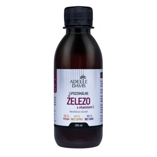 ADELLE DAVIS Lipozomálne železo s vitamínom C 200 ml