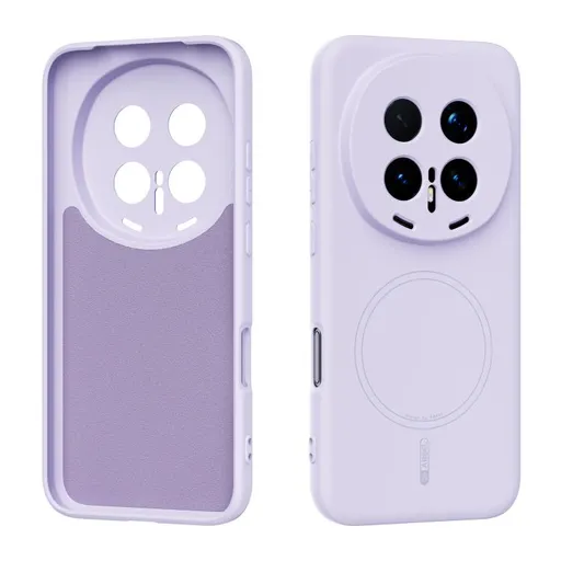 ABEEL SILICONE MAGSAFE Ochranný kryt pre Honor Magic8 Pro fialový