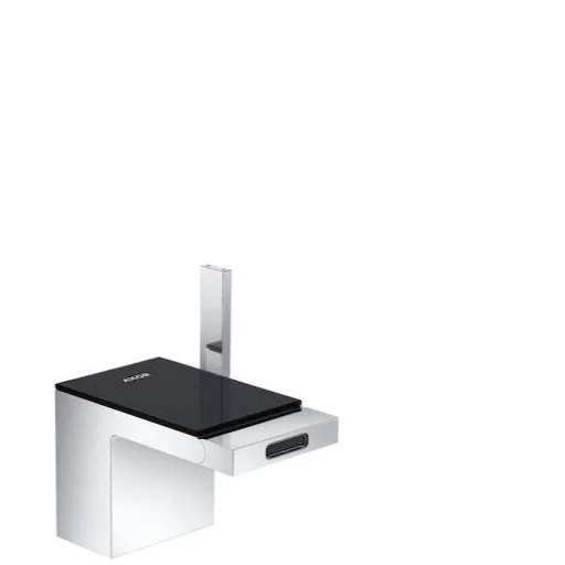 Hansgrohe Axor Myedition bidetová batéria s clic-clacom chróm/čierne sklo 47210600