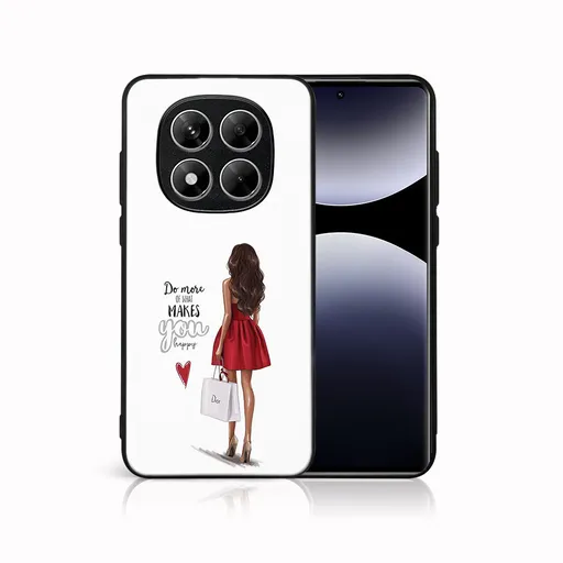 MY ART Ochranný kryt pre Xiaomi Redmi Note 14 Pro RED DRESS (137)