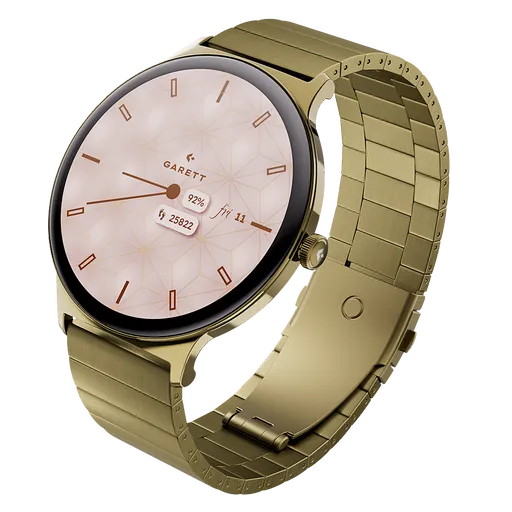 GARETT Smartwatch Verona 2 zlatá gold solid steel inteligentné hodinky