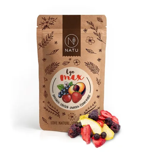 NATU Lyo mix broskyňa a čerešňa 40 g
