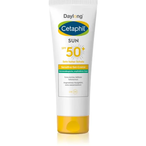 Daylong Cetaphil SUN Sensitive Gel-Creme ľahký ochranný gélový krém pre citlivú pokožku SPF 50+ 100 ml
