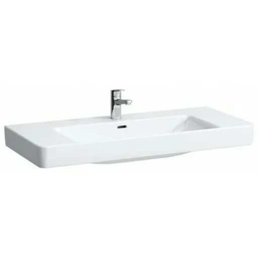 Laufen Laufen Pro nábytkové umývadlo 105x46 cm s otvorom uprostred h8139660001041 1396.6.000.104.1